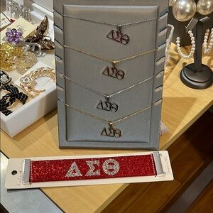 Delta Sigma Theta bling bracelet